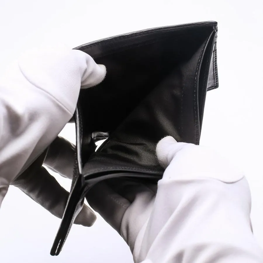Row Black Stingray Leather Wallet