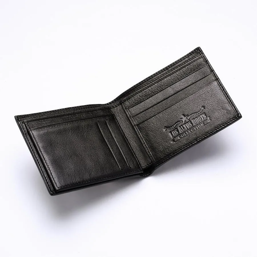 Row Black Stingray Leather Wallet
