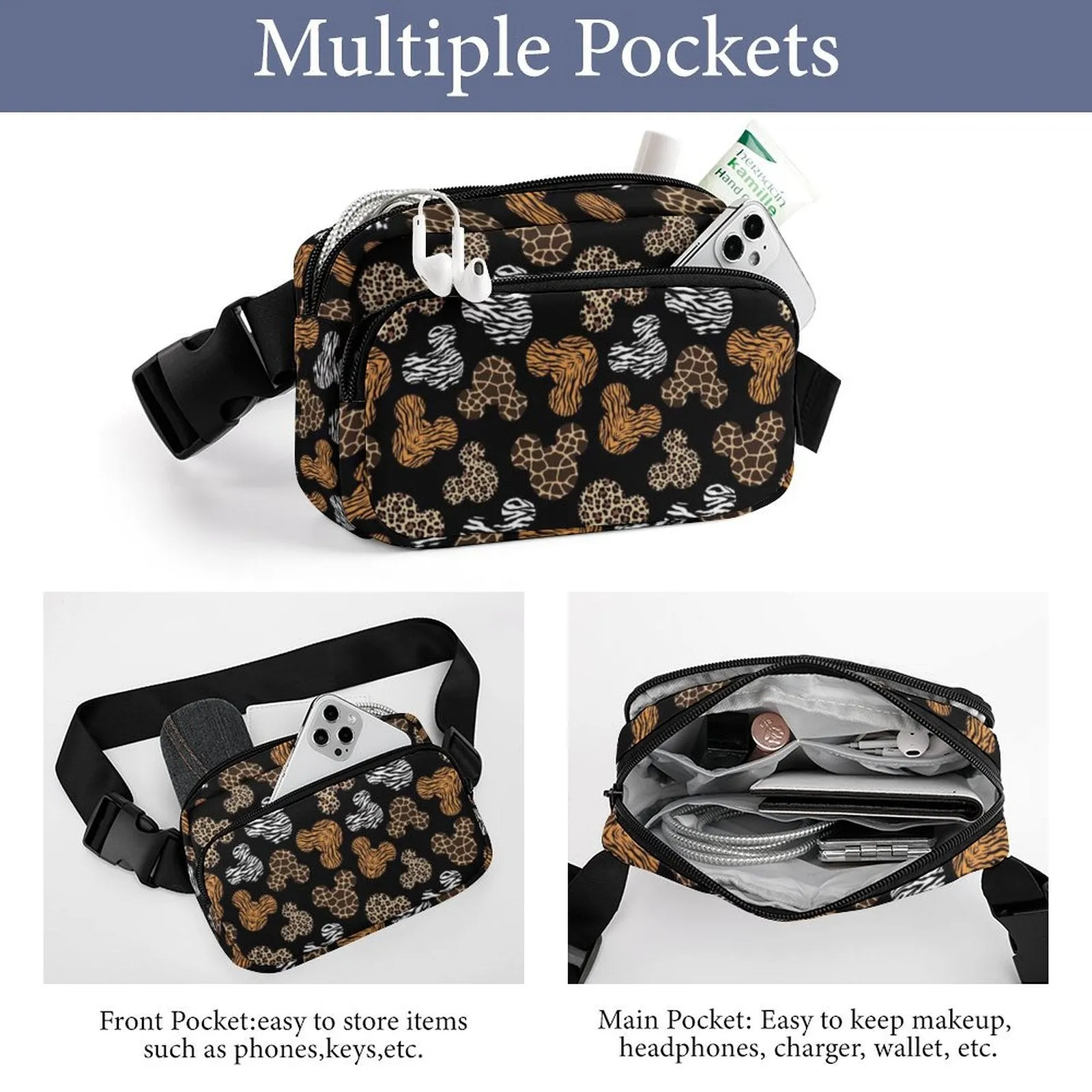Safari Mouse Fanny Pack- PREORDER