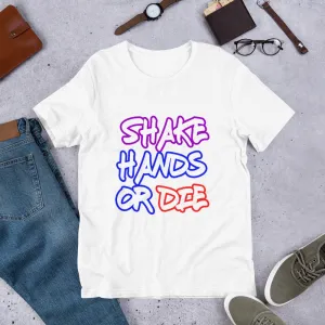 Shake Hands or Die Men's Success Entrepreneur Business Short-Sleeve T-Shirt