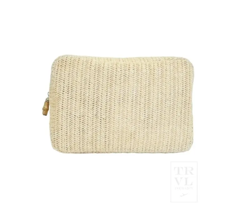Straw Sand Big Glam Toiletry Bag