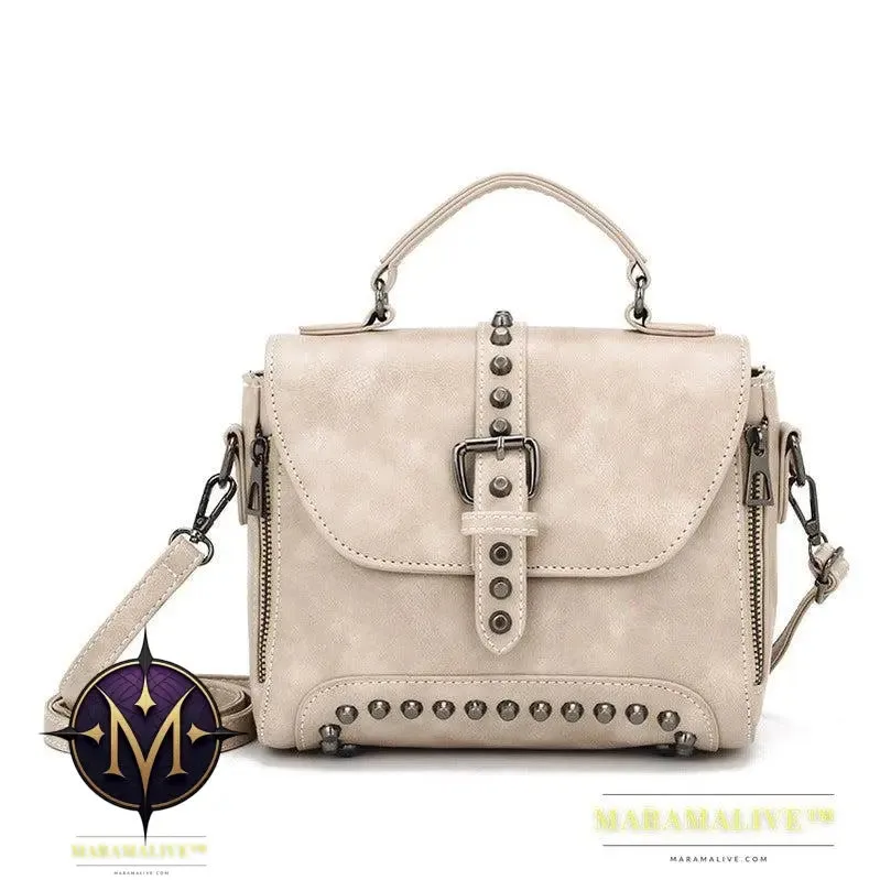 Studded bag female bag messenger bag