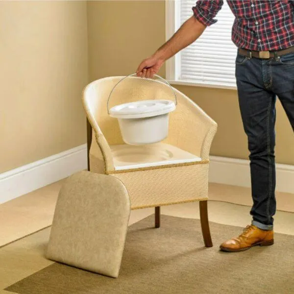 Stylish Wooden Bedside Commode