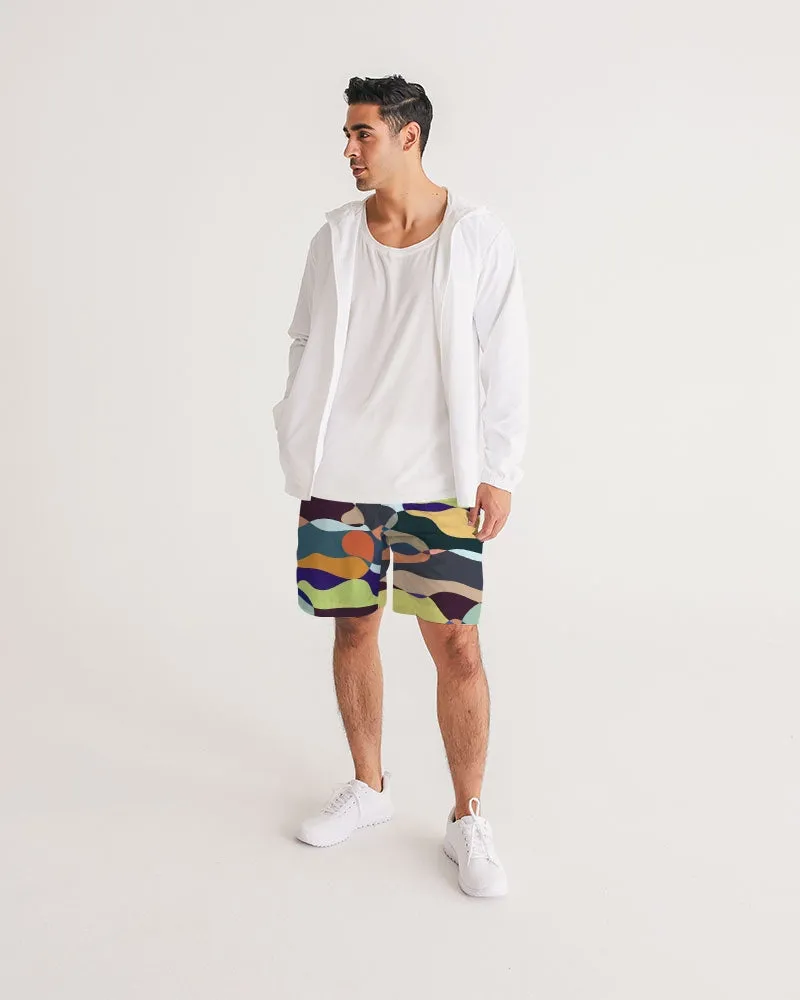 Summer Garden Masculine Jogger Shorts