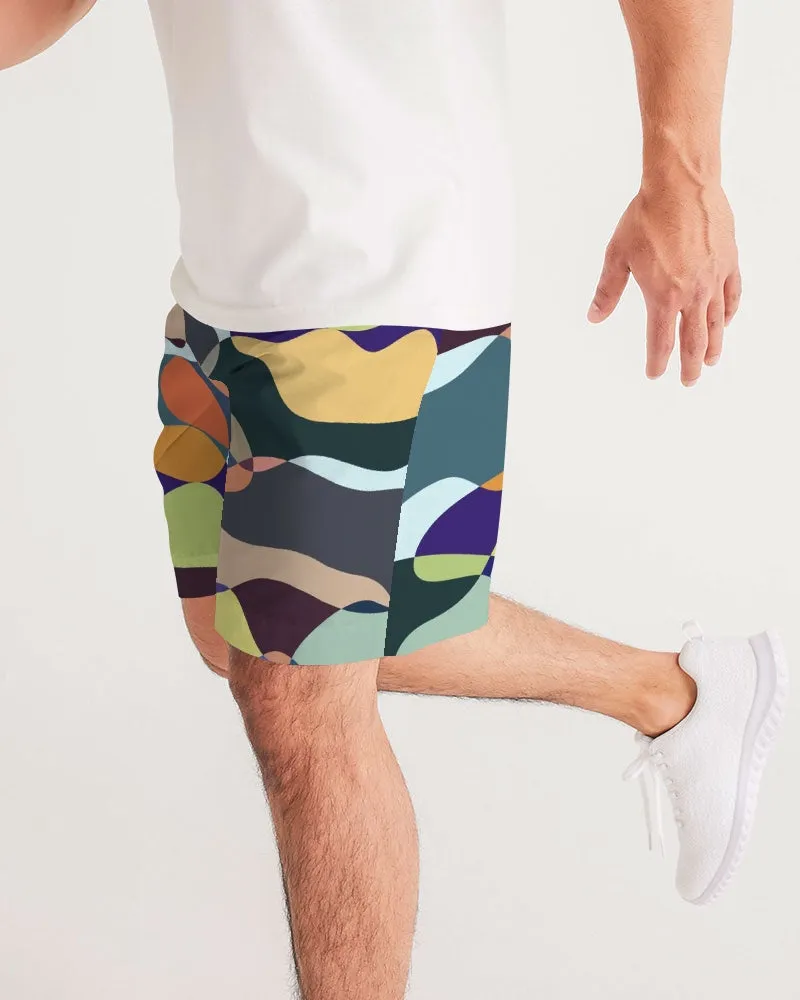 Summer Garden Masculine Jogger Shorts