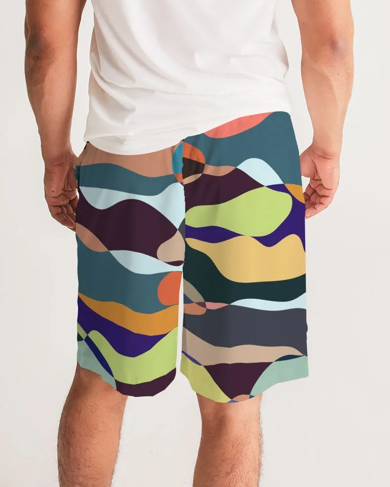 Summer Garden Masculine Jogger Shorts