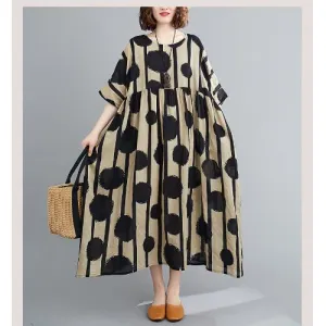 Summer Plus Sizes Floral Print Cozy Dresses