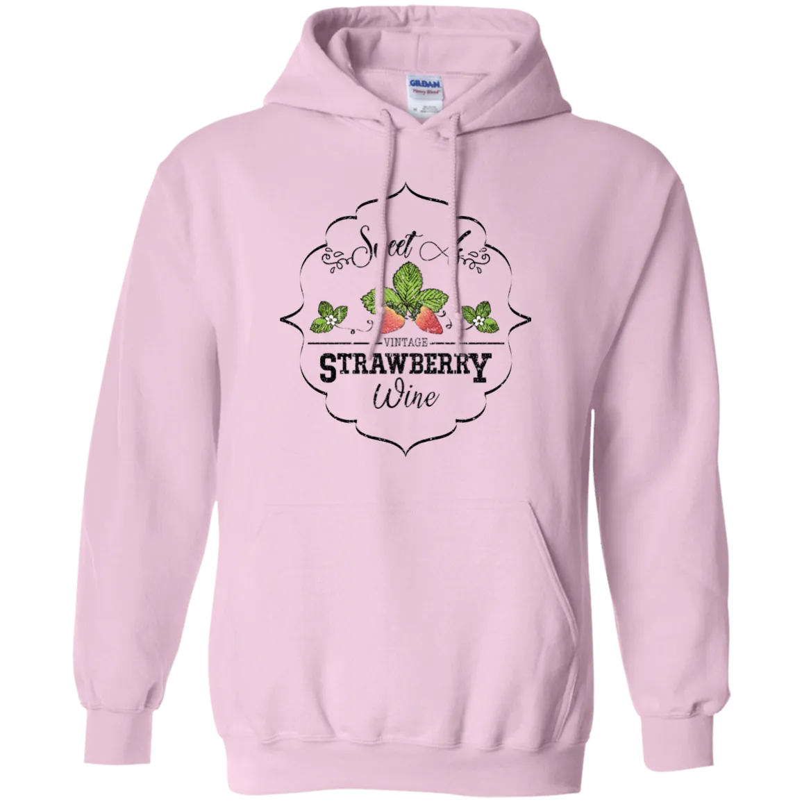 Sweet as Strawberry Wine Gildan Hoodie – Perfect for Cozy, Laid-Back Days