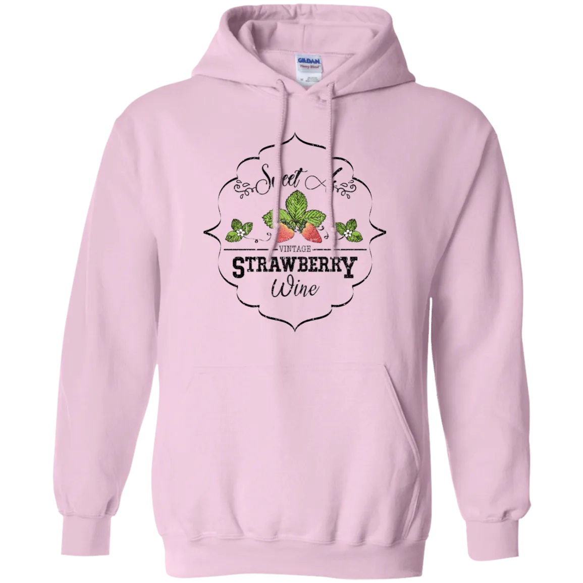 Sweet as Strawberry Wine Gildan Hoodie – Perfect for Cozy, Laid-Back Days