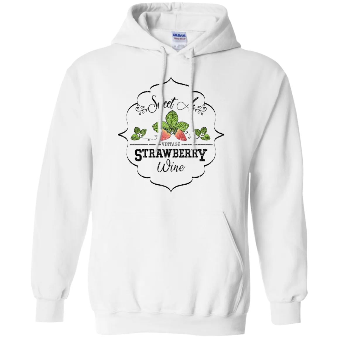 Sweet as Strawberry Wine Gildan Hoodie – Perfect for Cozy, Laid-Back Days