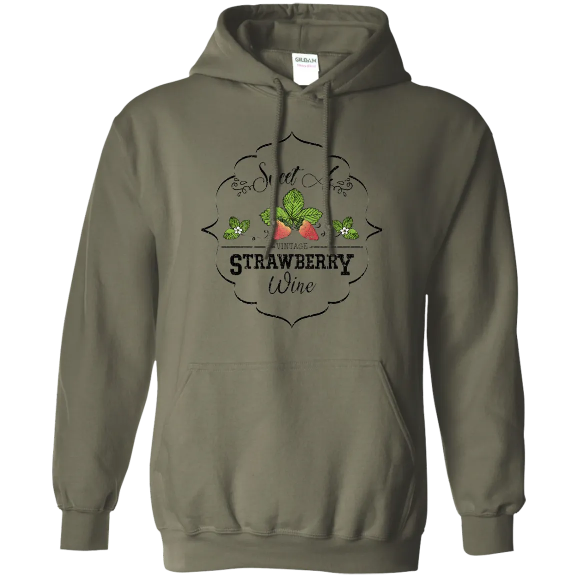 Sweet as Strawberry Wine Gildan Hoodie – Perfect for Cozy, Laid-Back Days