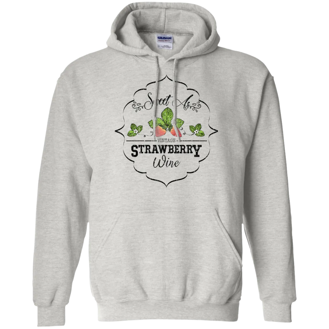 Sweet as Strawberry Wine Gildan Hoodie – Perfect for Cozy, Laid-Back Days