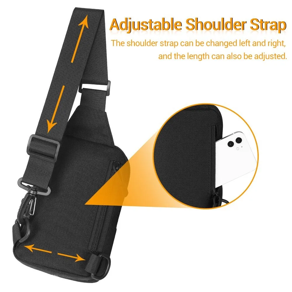 Tactical Chest Crossbody Men's Bag for Everyday Travel