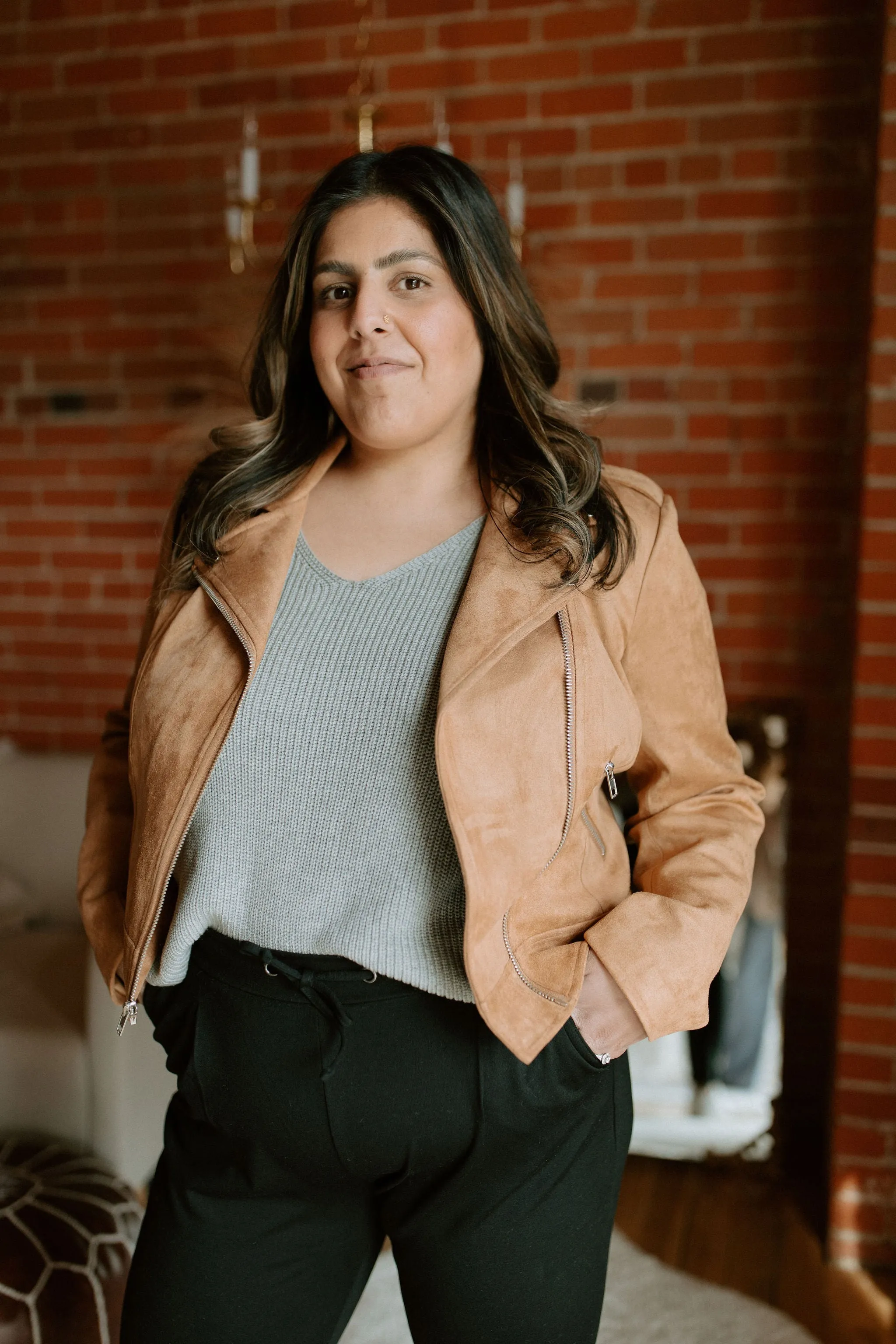 The Deidra Dressy Casual Pant - Black - PLUS