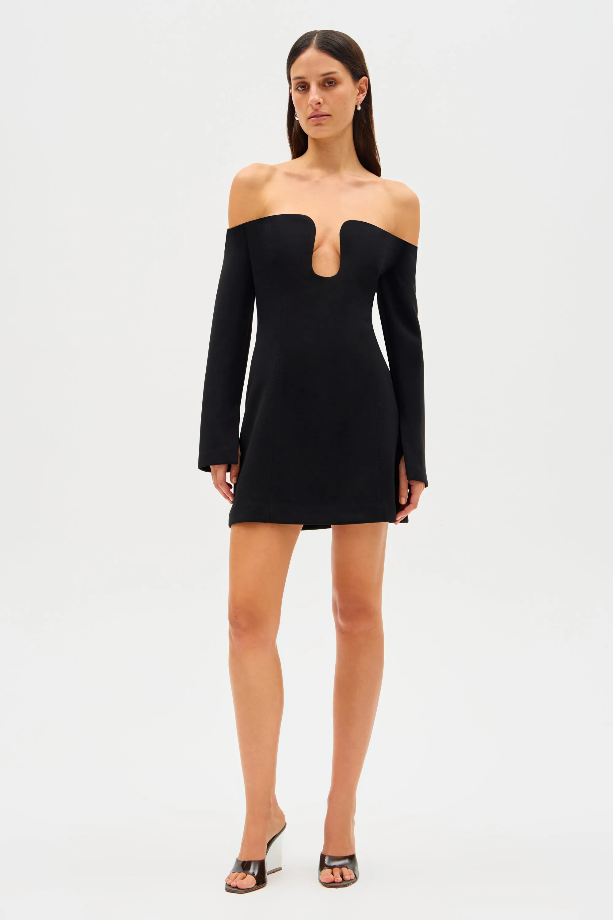 TIAAN CREPE MINI DRESS