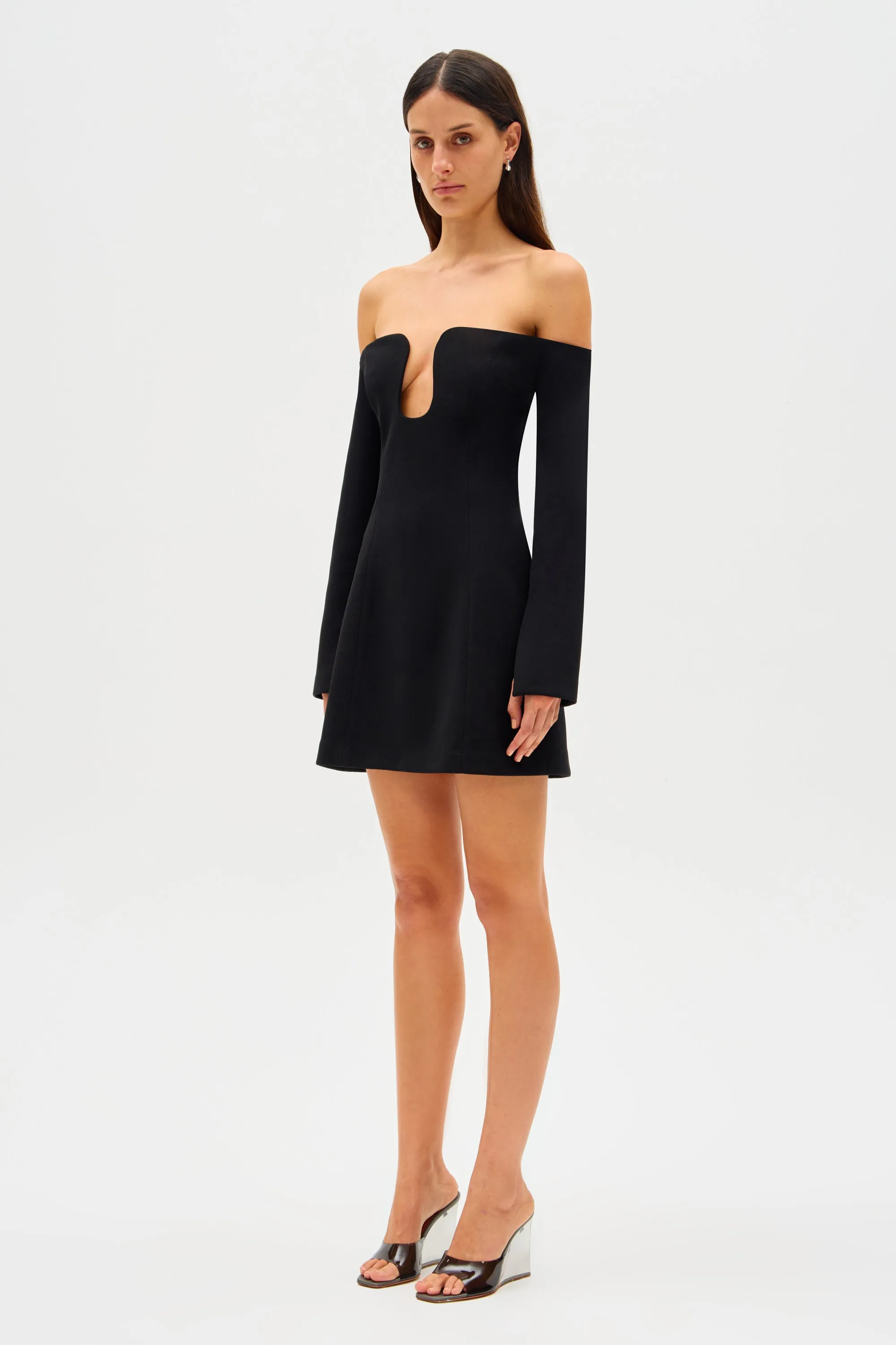 TIAAN CREPE MINI DRESS