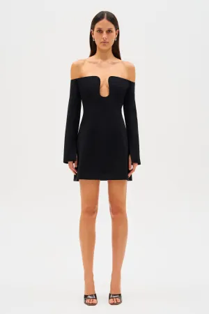 TIAAN CREPE MINI DRESS