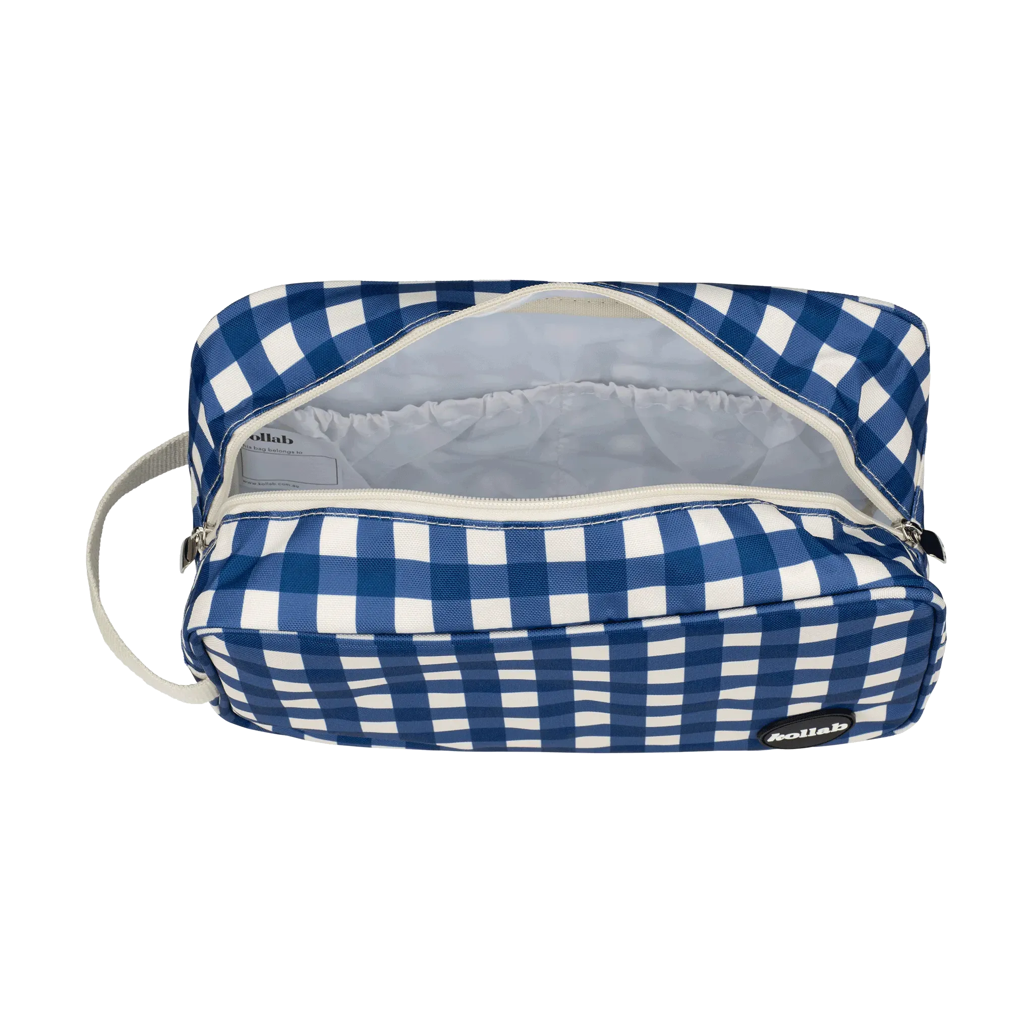 Travel Bag Blue Check