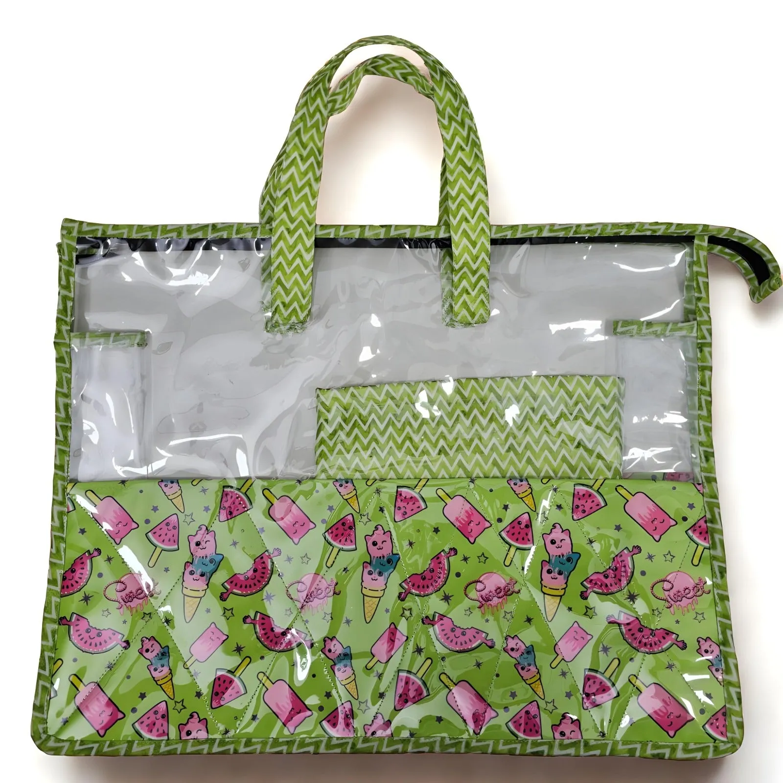 Tropical Bliss Print Swimming Bag Combo