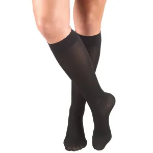 TRUFORM Women's Opaque Knee High Closed Toe 15-20