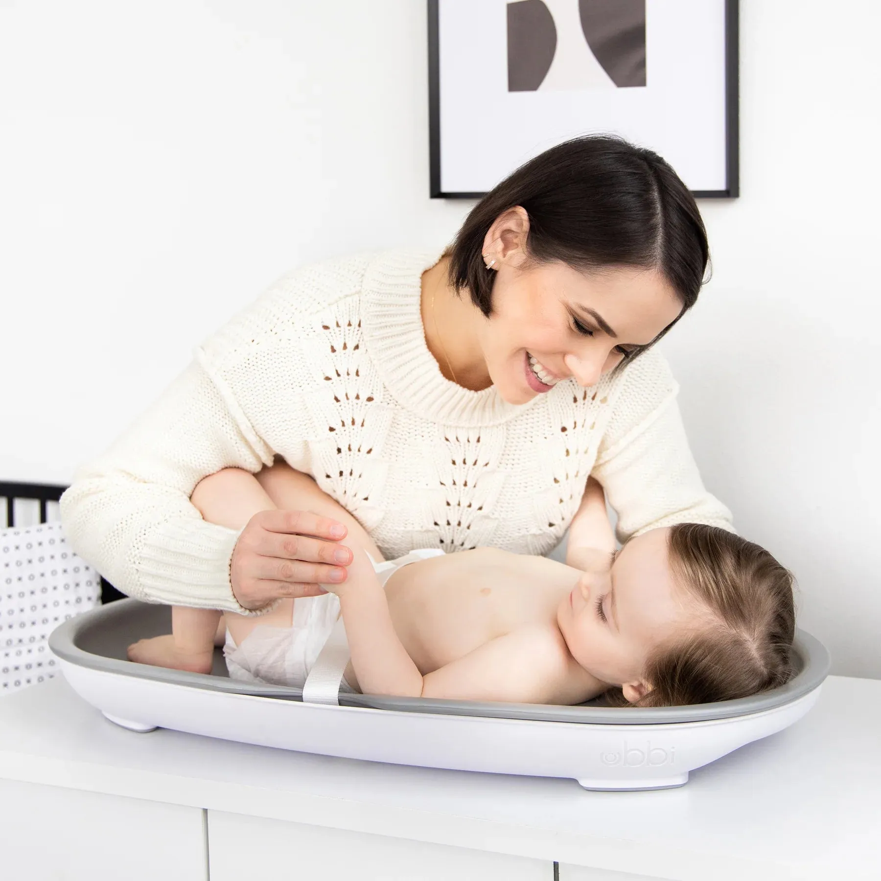 Ubbi Foam Changing Pad (Grey)
