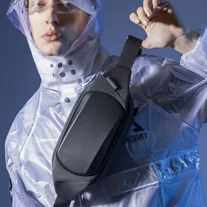 Unisex Casual Mini Hard Shell Chest Bag