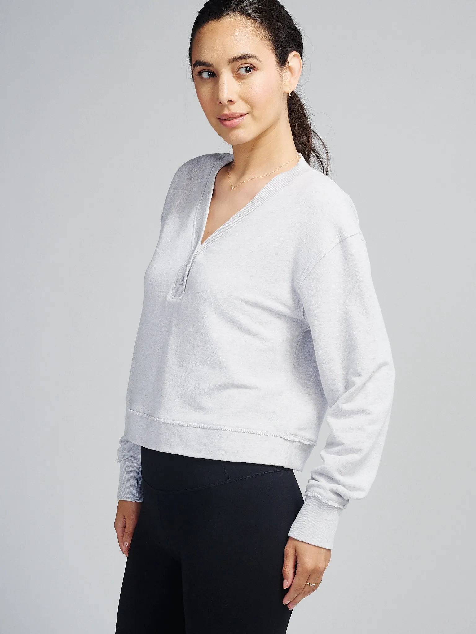 Varsity Henley Sweatshirt