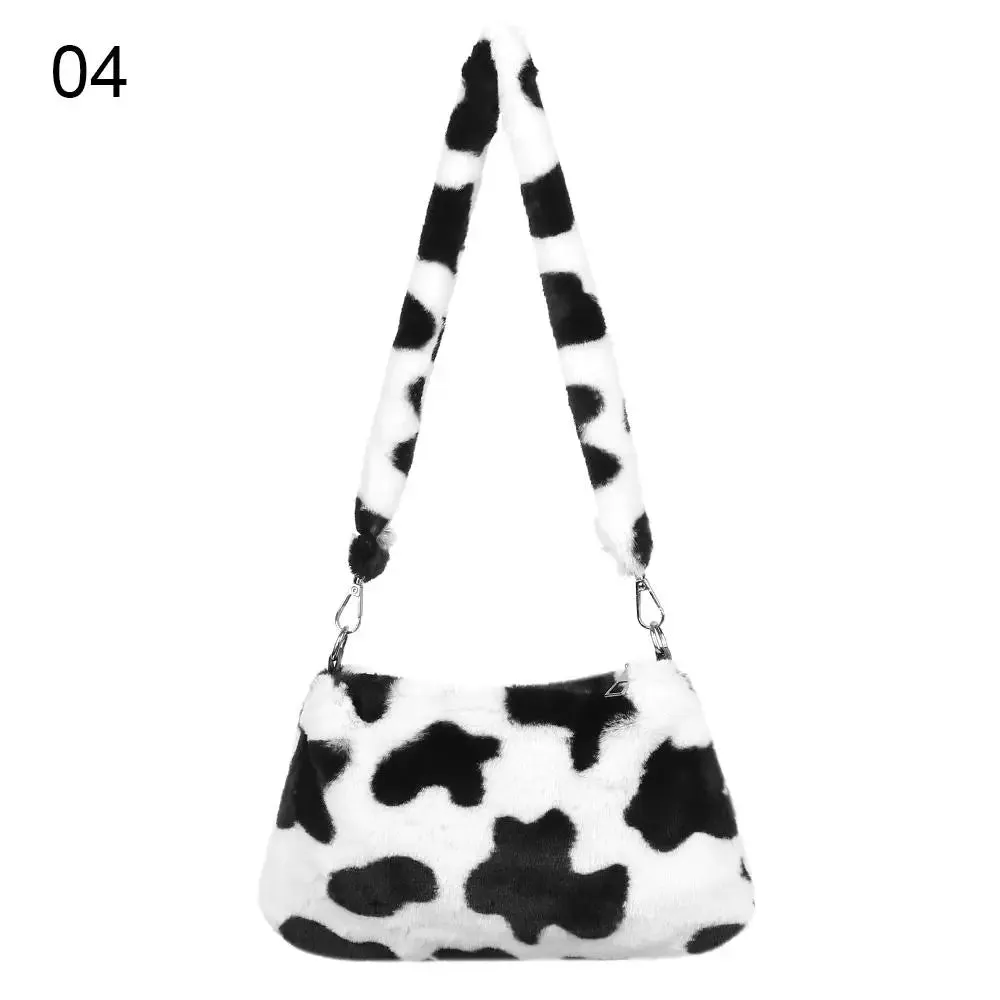 Veloria™ Plush Leopard Shoulder Bag