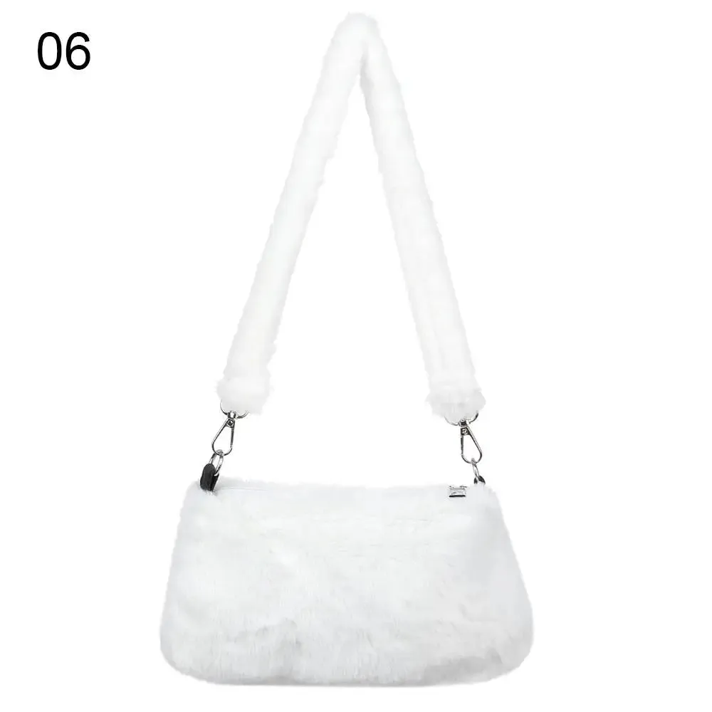 Veloria™ Plush Leopard Shoulder Bag