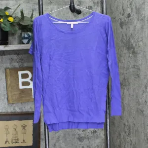 Victoria's Secret Womens Lightweight Long Sleeve Sweater Blur Purple M