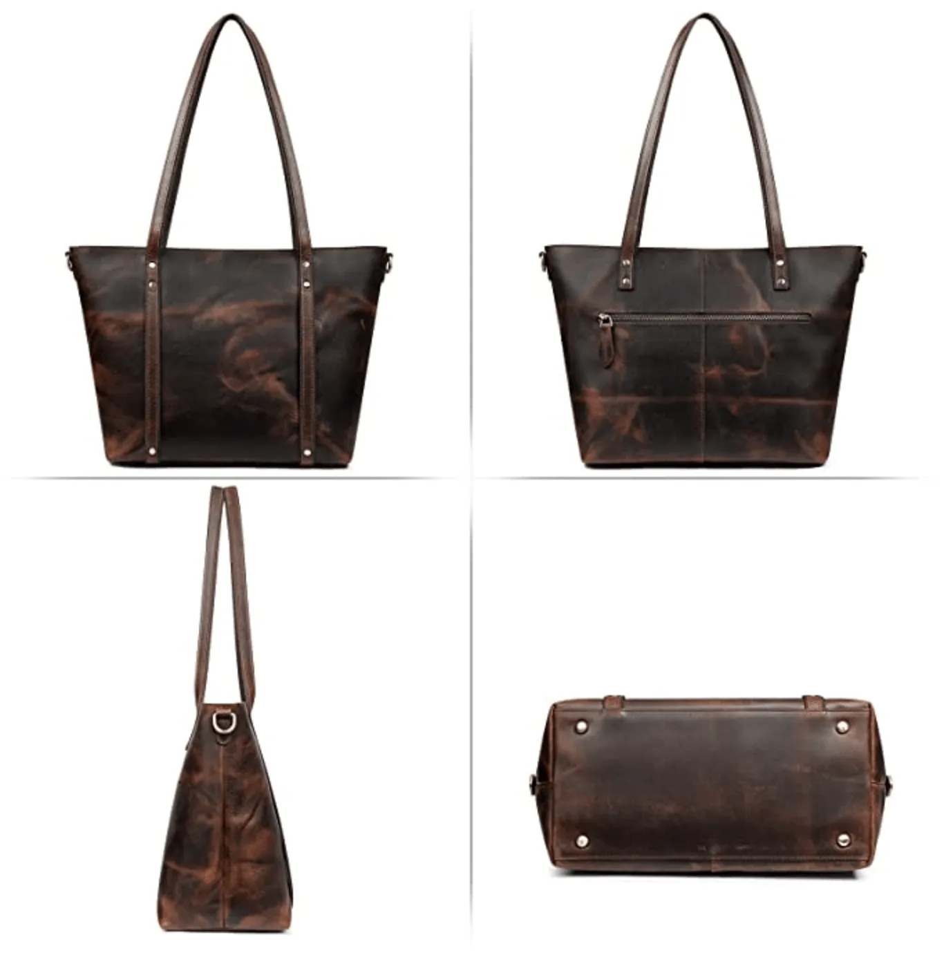 Vintage Emma Leather Tote Bag (PROMO77)