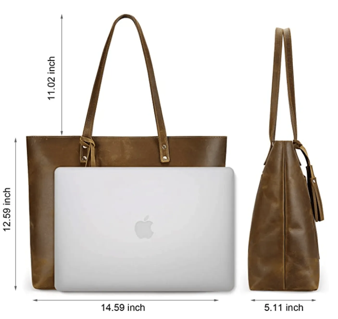 Vintage Evie Leather Tote Bag (PROMO77)