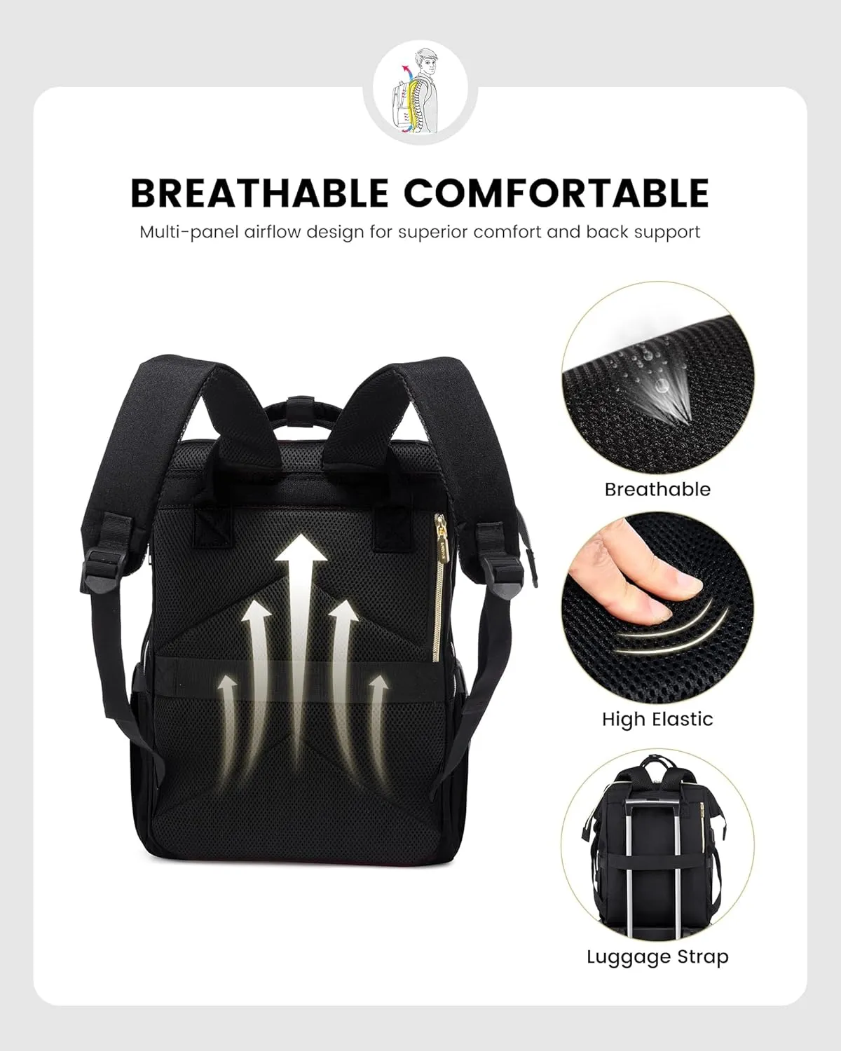Viola Ⅱ Laptop Backpack, 15.6"-17"