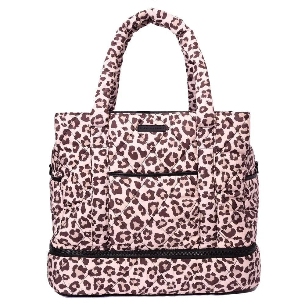 VOYAGER quilted leopard
