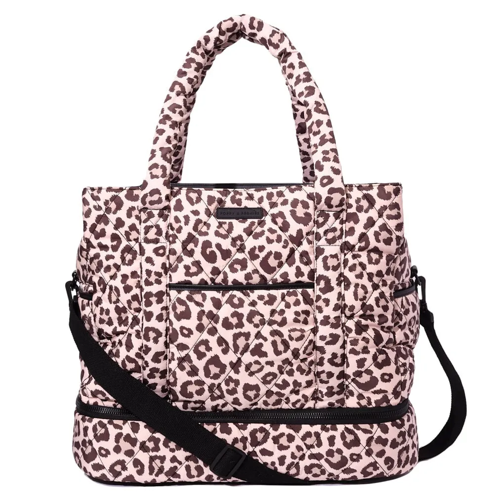 VOYAGER quilted leopard