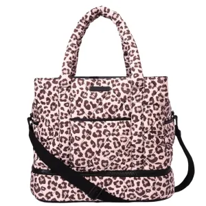 VOYAGER quilted leopard