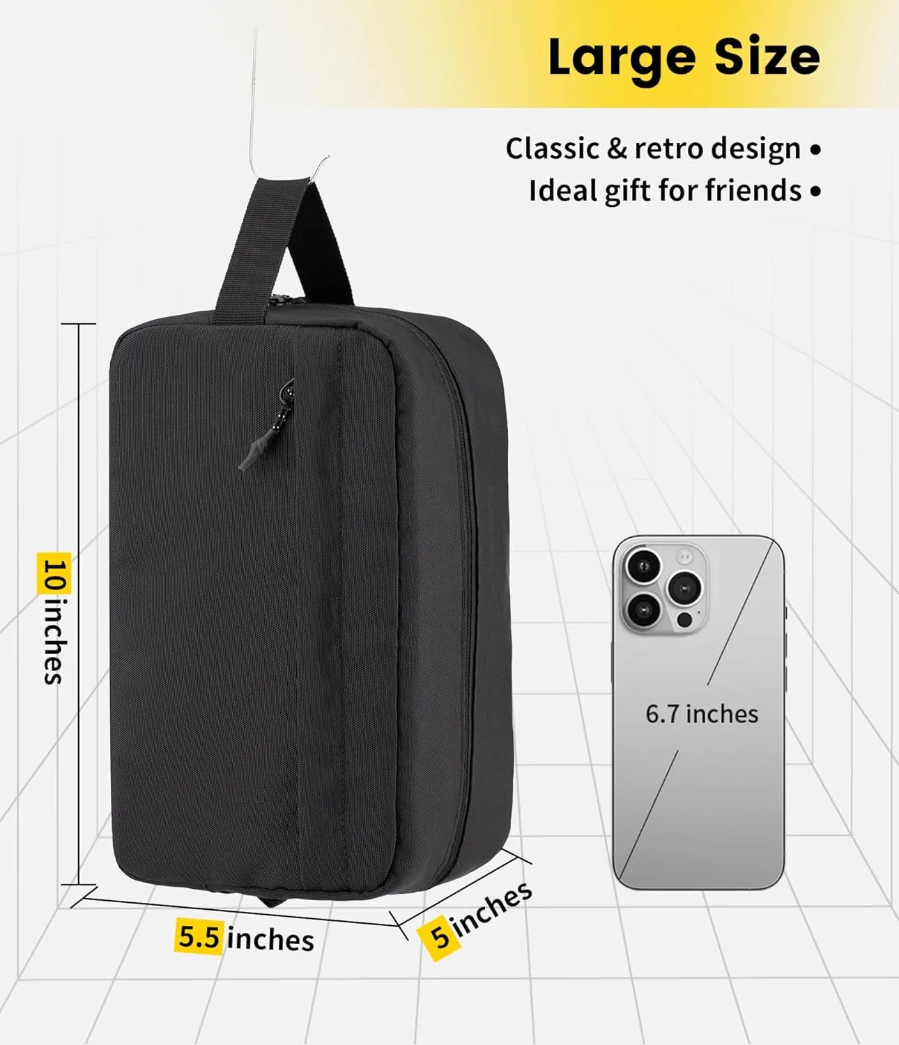 Waterproof Travel Toiletry Bag for Men