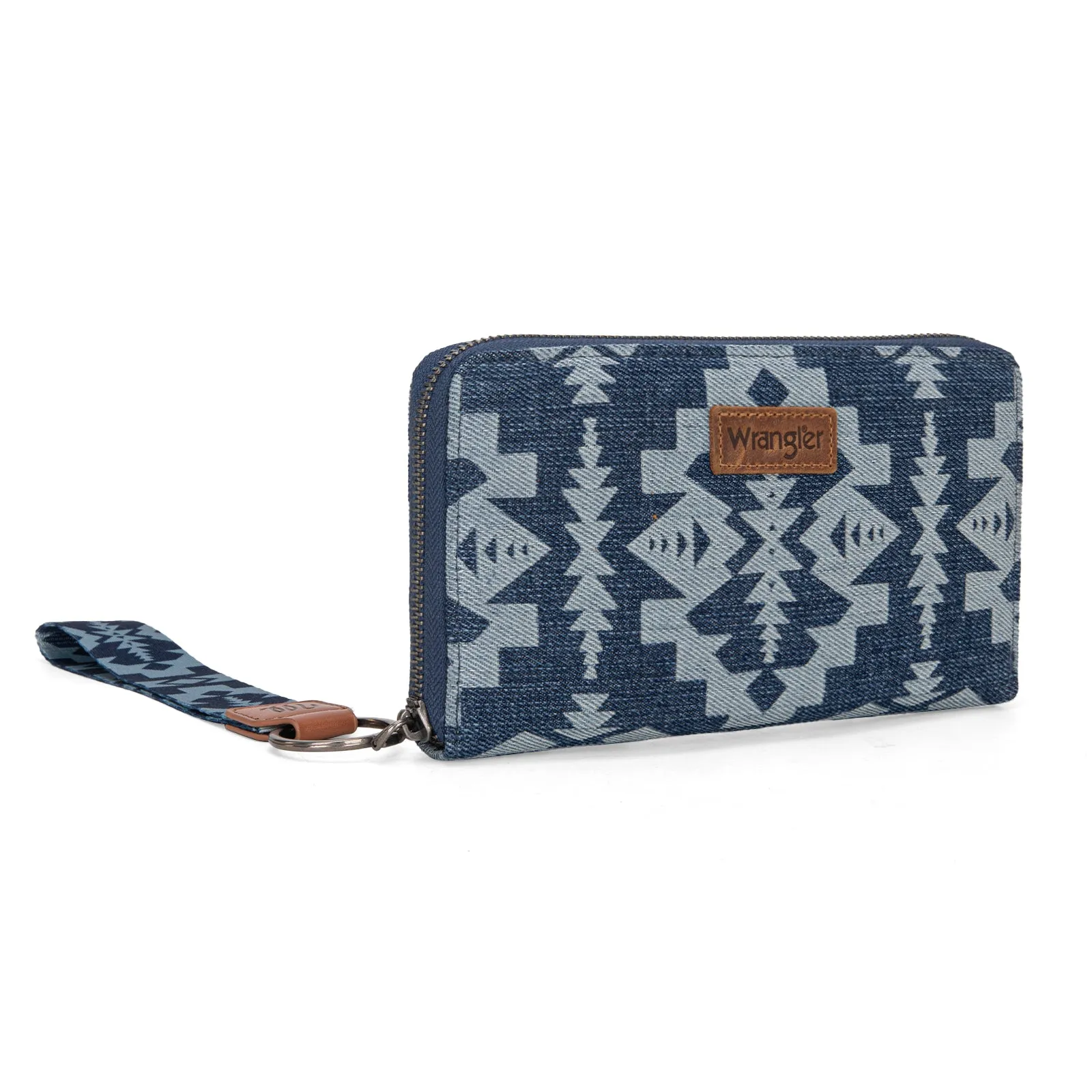 WG2212-W006  Wrangler Southwestern Art Print Wallet  -Jean