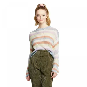 Wild Fable Women's Lightweight Striped Crewneck Pullover Sweater