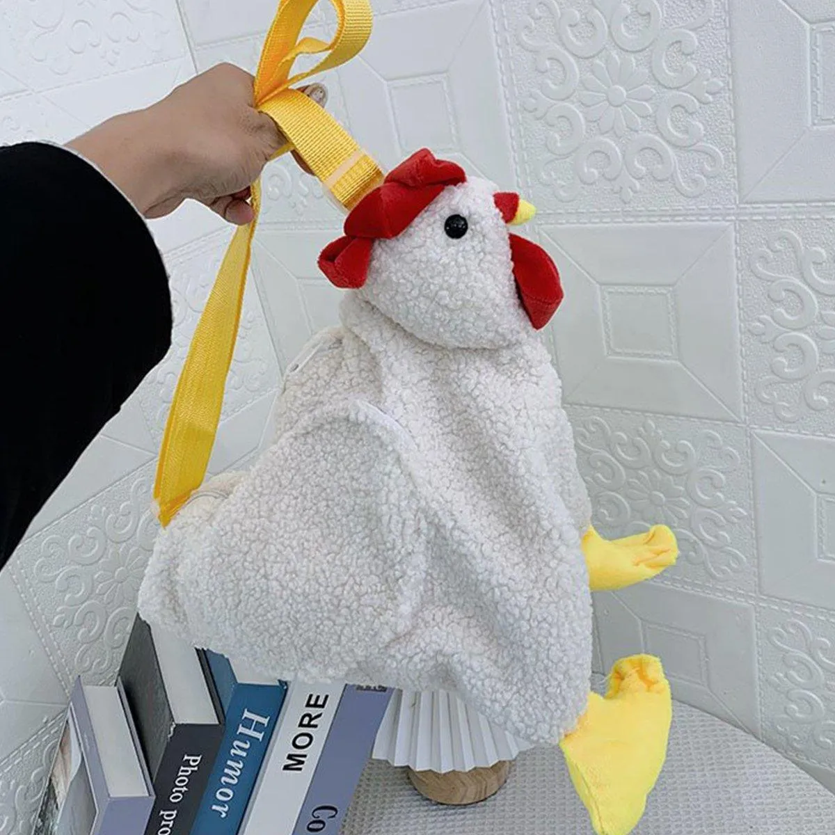Womens Cute Plush Shoulder Bag Creative Crossbody Girls Messenger Bag