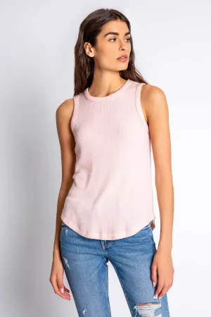 Women's PJ Salvage | Textured Basics Shell Tank Top | Blush
