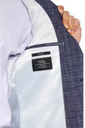 W.R.K. Slim Fit Stretch Plaid Sportcoat