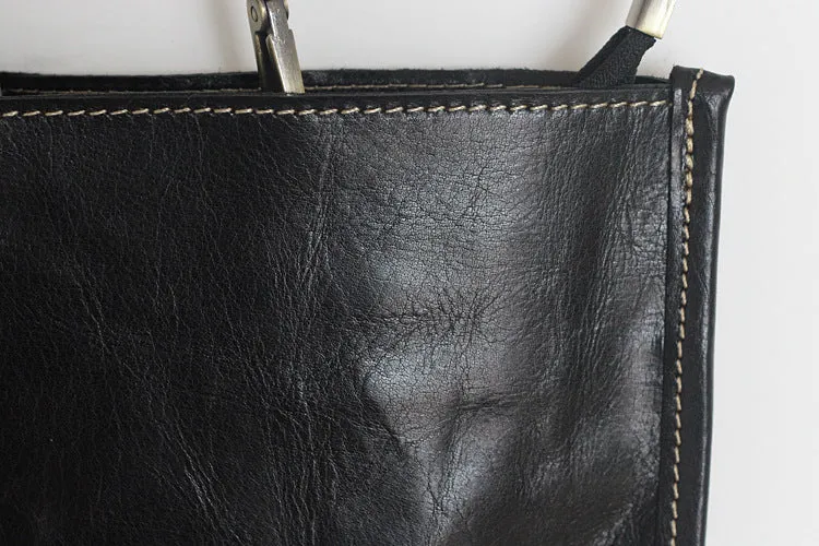 YAAGLE Unisex Genuine Leather Laptop Business Handbag YGP2105